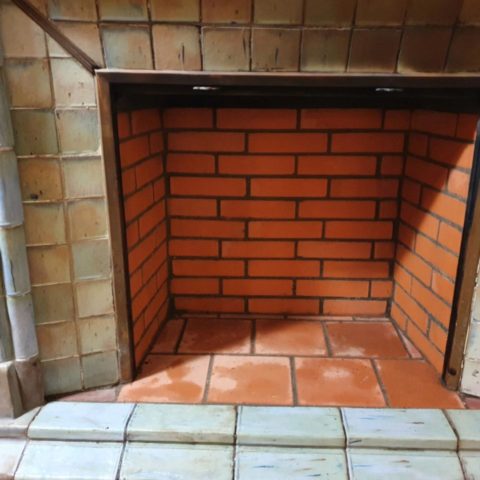 rénovation cheminée villennes sur seine - avant