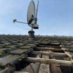 Reprise cimentation dépose antenne TV Herblay 95220