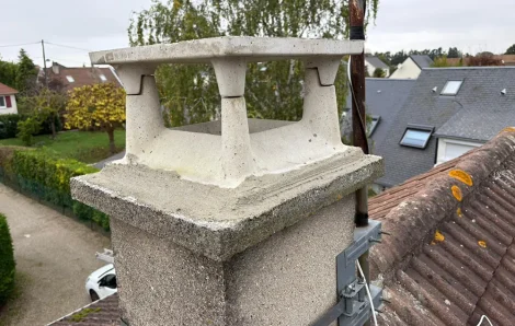 Remplacement chapeau cheminée Carrières-sur-Seine 78420
