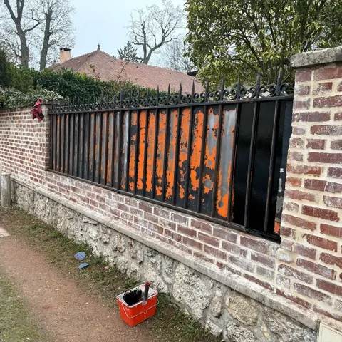 peinture cloture le vesinet