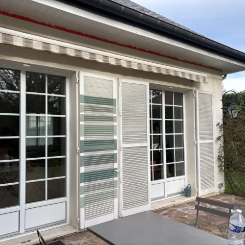 Rénovation des boiseries extérieur dessous Le Vésinet 78650 - resultat final