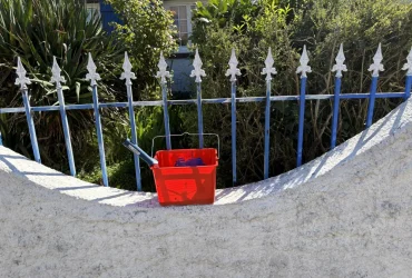 Rénovation peinture portail grilles portillon Limay 78520 - finitions