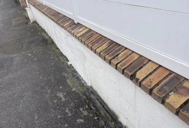 Rénovation d’un muret briquette parement Osny 95520 - detail
