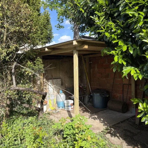 Rénovation Abri Jardin bois Démolition a Le Vésinet 78650 - en cours
